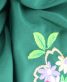 卒業式袴単品レンタル[刺繍]緑に毬と桜[身長123-127cm]No.64